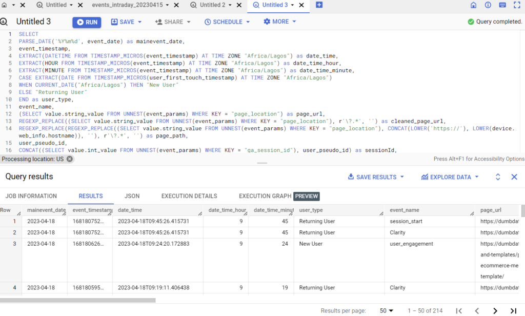 Live Intent to Google BigQuery integration -- explore now