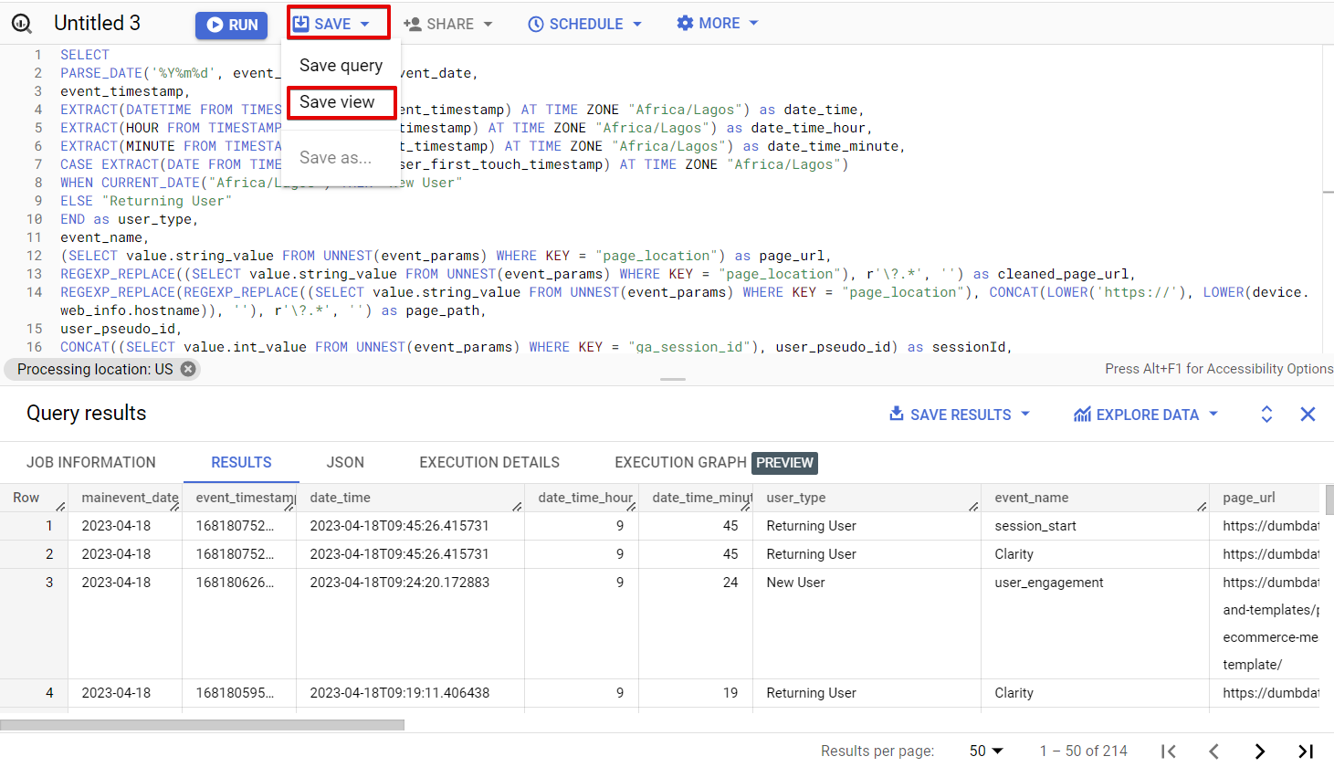 Real-time Reporting In GA4 Using Big Query and Looker Studio - Part 1