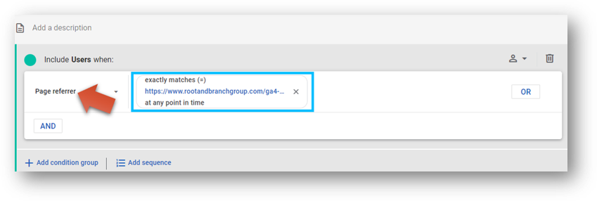 include users in ga4 audience